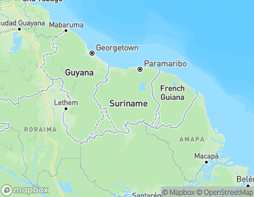 Suriname Map