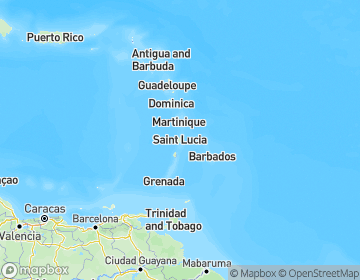 Saint Lucia Map
